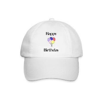 HAPPY BIRTHDAY. COEUR. I LOVE YOU. LOVE. JE T'AIME - Casquette classique - blanc/blanc - Devant