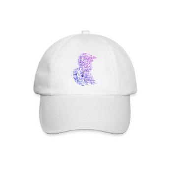 Motocross perfect for every motocross - Baseball Cap - white/white - Front