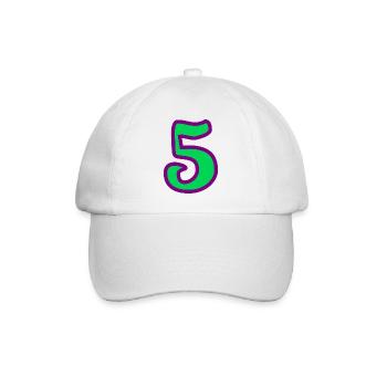 5. JUBILÄUM. 5 JAHRE. 5. JUBILÄUM - Baseballkappe - Weiß/Weiß - Vorne