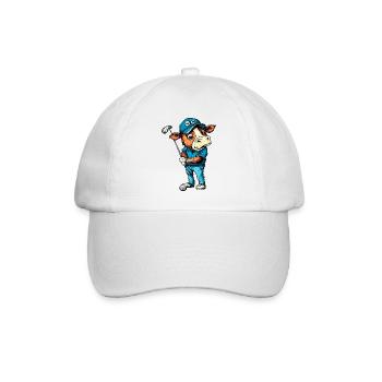 Cow Golf - Baseball Cap - white/white - Front