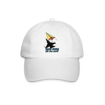 Dream bigger than your shadow - Baseball Cap - white/white - Front
