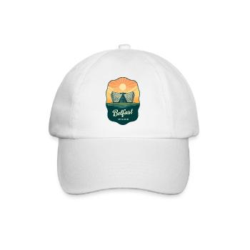 Belfast Titanic Vintage Travel Badge - Baseball Cap - white/white - Front
