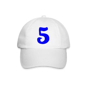 5. JUBILÄUM. 5 JAHRE. 5. JUBILÄUM - Baseballkappe - Weiß/Weiß - Vorne