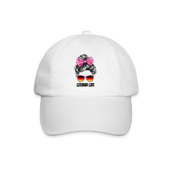 Germany Flag Flag Woman Sunglasses Fan - Baseball Cap - white/white - Front