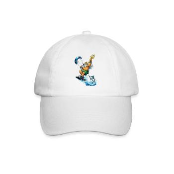 Neptune once sporty - Baseball Cap - white/white - Front