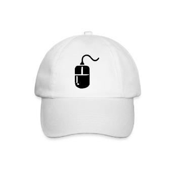 Retro Computer Vintage 80er 90er Jahre Geschenk - Baseballkappe - Weiß/Weiß - Vorne