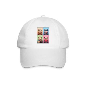 Opossums Opossum - Baseball Cap - white/white - Front