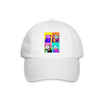 Opossums Opossum - Baseball Cap - white/white - Front
