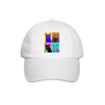Cats Bombay Cat - Casquette classique - blanc/blanc - Devant
