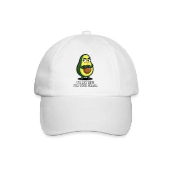 Avocado "i'm not ripe for your drama" - Baseball Cap - white/white - Front