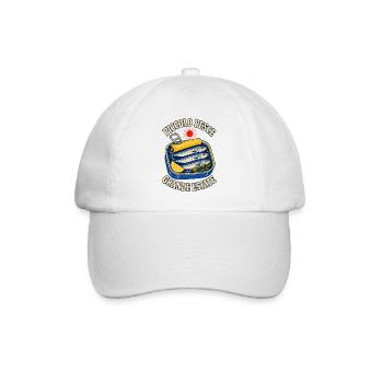Sardinen Retro - Piccolo Pesce Grande Estate - Baseballkappe - Weiß/Weiß - Vorne