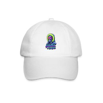 L’école arrive Parka d’hiver Cyber Skull - Casquette classique - blanc/blanc - Devant
