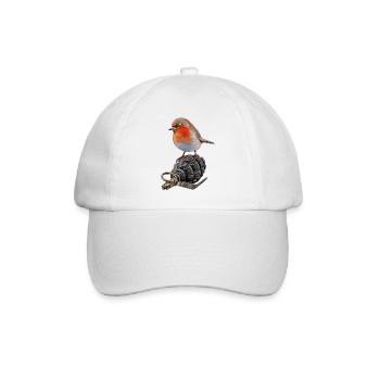 Robin of Peace - Baseball Cap - white/white - Front