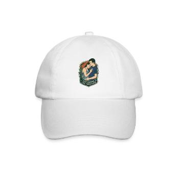 Paar unterwegs – Retro-Leben zusammen - Baseballkappe - Weiß/Weiß - Vorne