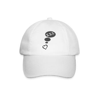 zzz - Baseballkappe - Weiß/Weiß - Vorne