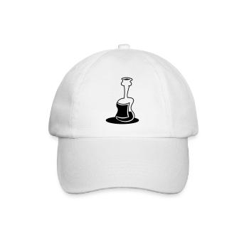 Flasche - Baseballkappe - Weiß/Weiß - Vorne