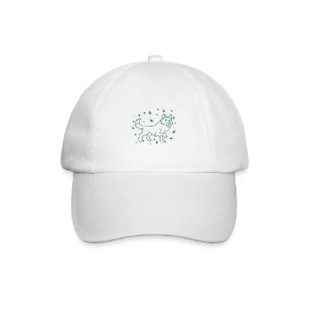 Fox - Animal - Zoo - Animal lover - Nature conservation - Baseball Cap - white/white - Front
