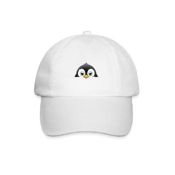 Pingouin Coup d’œil mignon Adorable drôle animal dessin animé - Casquette classique - blanc/blanc - Devant
