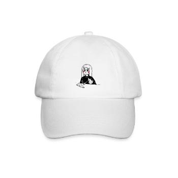 Pizza - Casquette classique - blanc/blanc - Devant