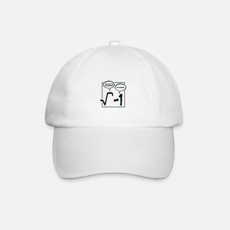 mathe witzig - Baseballkappe - Weiß/Weiß