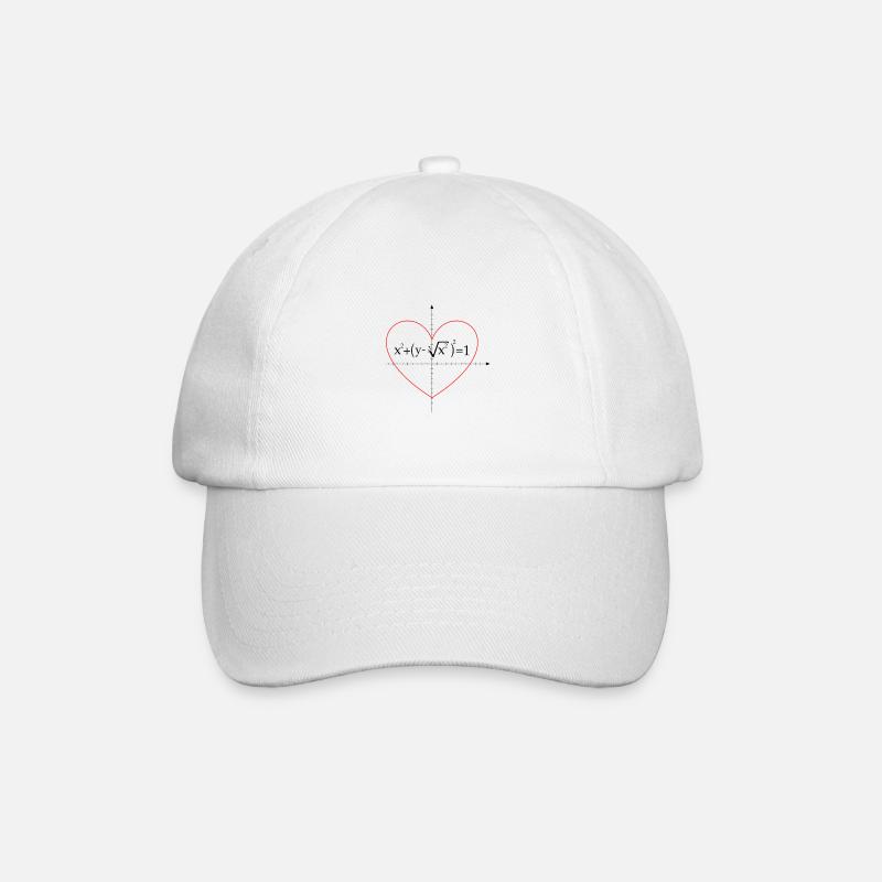 formule mathématique pour un coeur - Casquette classique - blanc/blanc