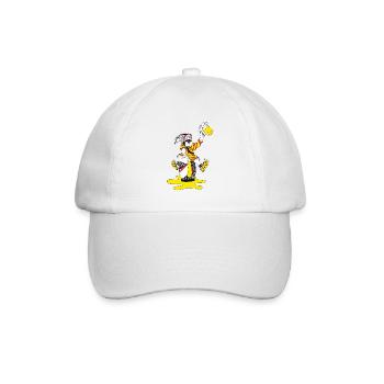 Beer, Wiltsch, Old Year's Week, Switzerland, Cool, Party - Baseball Cap - white/white - Front
