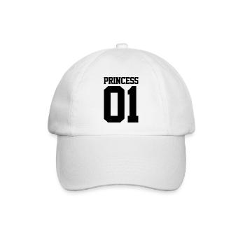 Princess 01 - Baseball Cap - white/white - Front