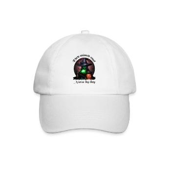 Witchy Nurse - Baseball Cap - white/white - Front