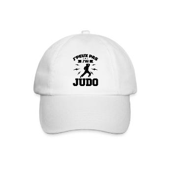 Je Peux Pas j'ai Judo - Casquette classique - blanc/blanc - Devant