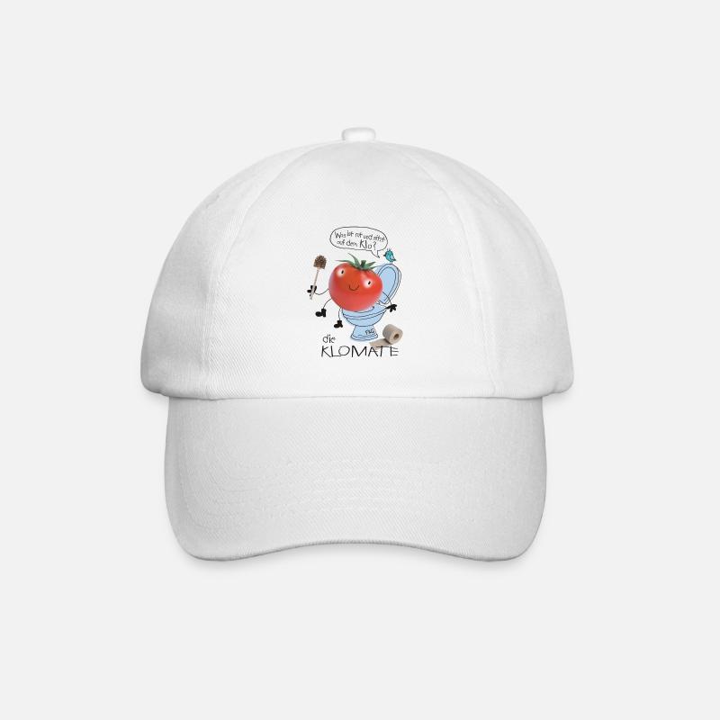 Klomate - Baseball Cap - white/white