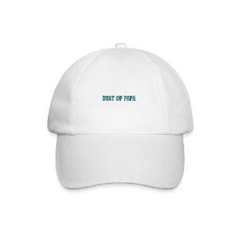 PAPY. FÊTE DES PÈRES. BONNE FÊTE PAPY. JE T'AIME. - Casquette classique - blanc/blanc - Devant