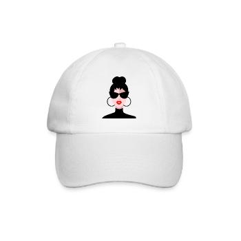 FEMME, GIRL, GIRLY, WOMAN, ADOLESCENT. TEENAGER - Casquette classique - blanc/blanc - Devant