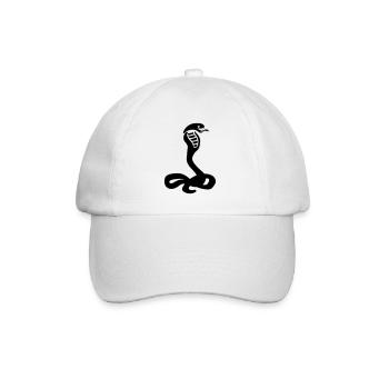 Cobra serpent - Casquette classique - blanc/blanc - Devant