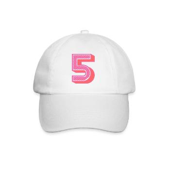 5. 5 YEARS. 5th ANNIVERSARY. 5 YEAR ANNIVERSARY - Baseball Cap - white/white - Front