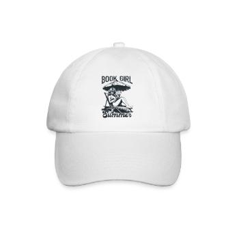 Book Girl Summer - Casquette classique - blanc/blanc - Devant