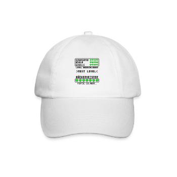 Bäckermeister Bäcker Meister bestanden - Baseballkappe - Weiß/Weiß - Vorne