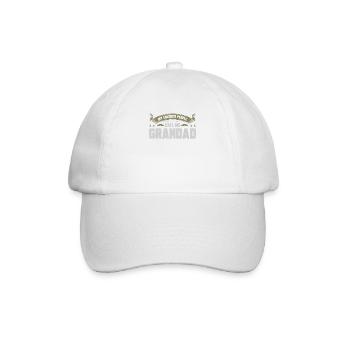 Meine Lieblingsmenschen Nennen Mich Grandad Design - Baseballkappe - Weiß/Weiß - Vorne