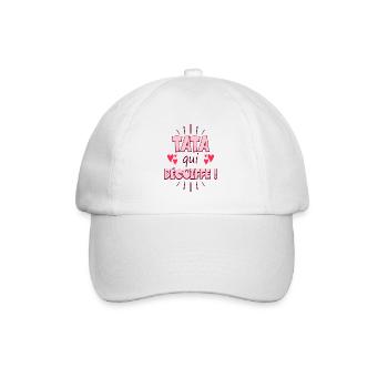 Femme Tata Qui Décoiffe Meilleure Tata - Casquette classique - blanc/blanc - Devant