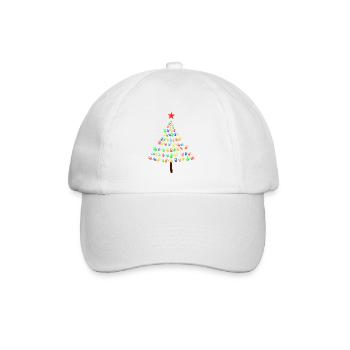 Christmas Tree Children Peace - Baseball Cap - white/white - Front