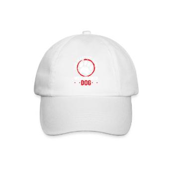 Dresseur de chiens Dresseur d’animaux École canine Dressage de chiens - Casquette classique - blanc/blanc - Devant