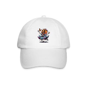 Lustige Halloween Prinzessin - Baseballkappe - Weiß/Weiß - Vorne