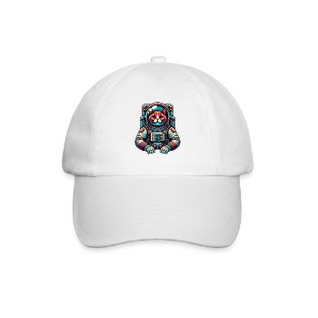 Petit chat mignon comme astronaute astronaute - Casquette classique - blanc/blanc - Devant