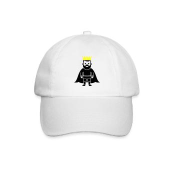 König - Baseballkappe - Weiß/Weiß - Vorne