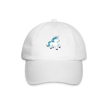 Unicorn - Baseballkappe - Weiß/Weiß - Vorne