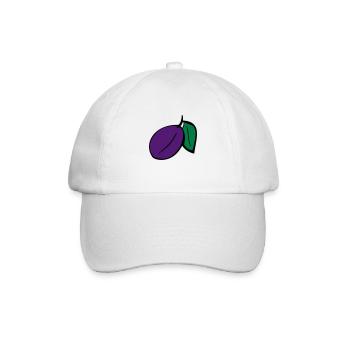 Prune - Casquette classique - blanc/blanc - Devant
