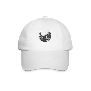 Refugees Welcome - Baseballkappe - Weiß/Weiß - Vorne