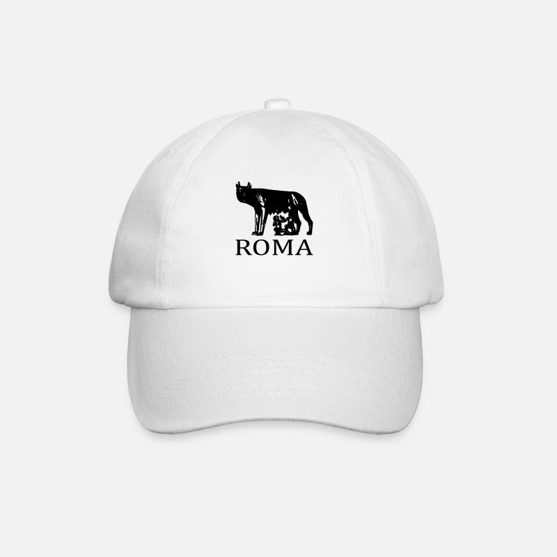 Roma - Baseballkappe - Weiß/Weiß