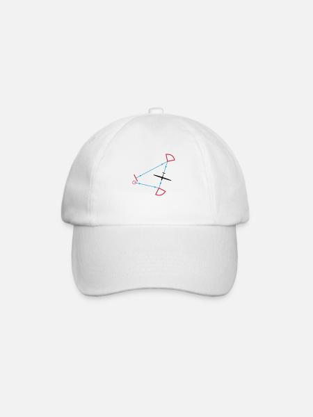 segelflug wettbewerb aufgabe Geschenk - Baseballkappe - Weiß/Weiß