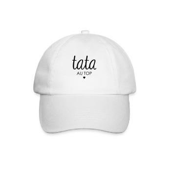 TATA AU TOP - Casquette classique - blanc/blanc - Devant