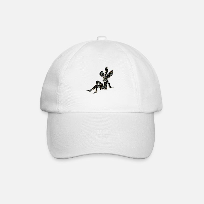 Elfe - Baseballkappe - Weiß/Weiß